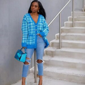 Vintage V Neck Long Sleeve Top