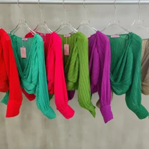 V Neck Mesh Blouse Cardigan Streetwear