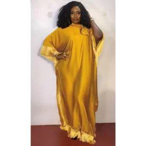 Dashiki Robe Abaya Patchwork Maxi Dress